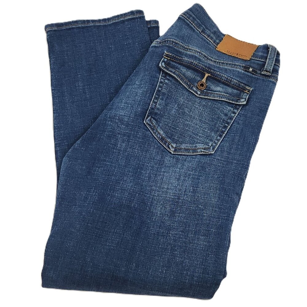 Lucky Brand Sweet Crop Jeans Womens 10/30 Blue Denim